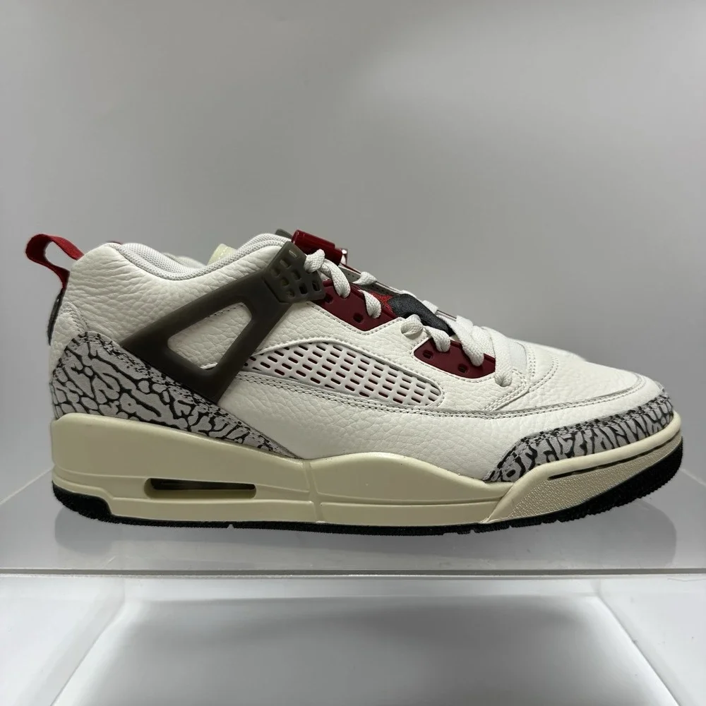 Brand New Air Jordan Spizike Low Sail Varsity Red FQ1759-116 Men's Size 9.5